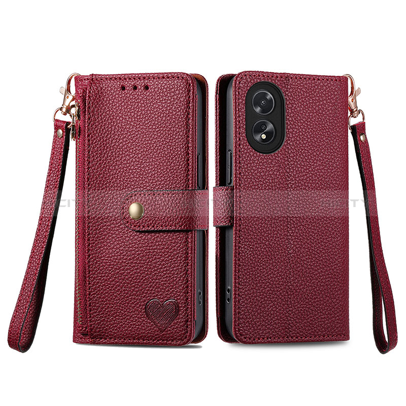 Coque Portefeuille Livre Cuir Etui Clapet S15D pour Oppo A38 Plus