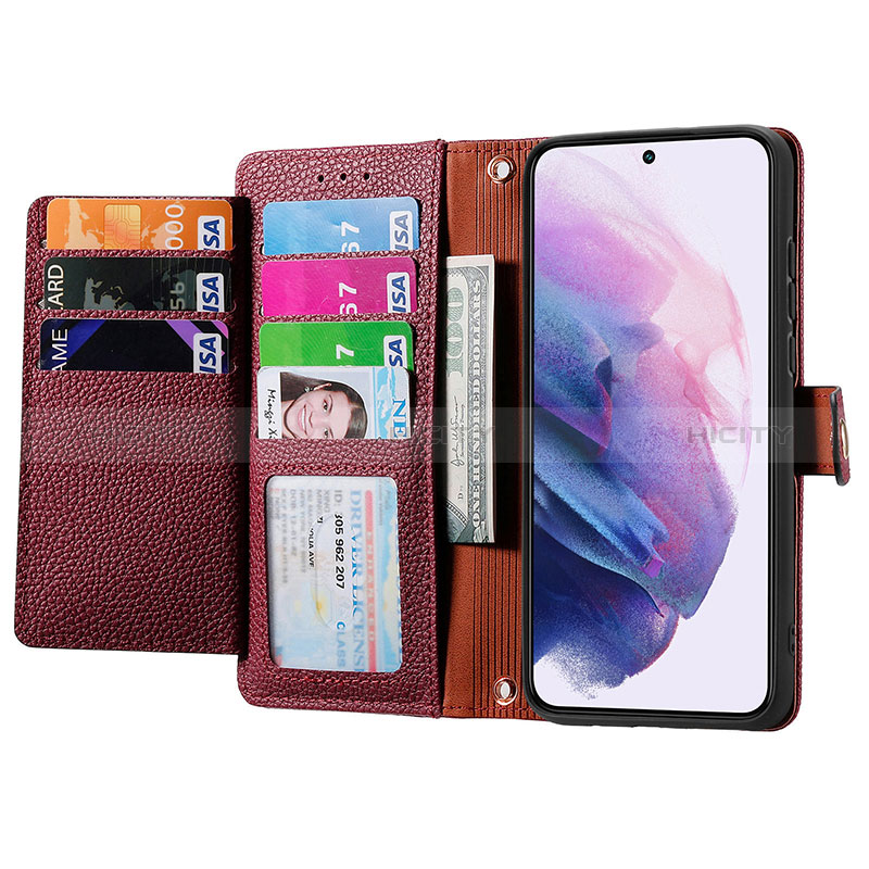 Coque Portefeuille Livre Cuir Etui Clapet S15D pour Samsung Galaxy S22 Plus 5G Plus