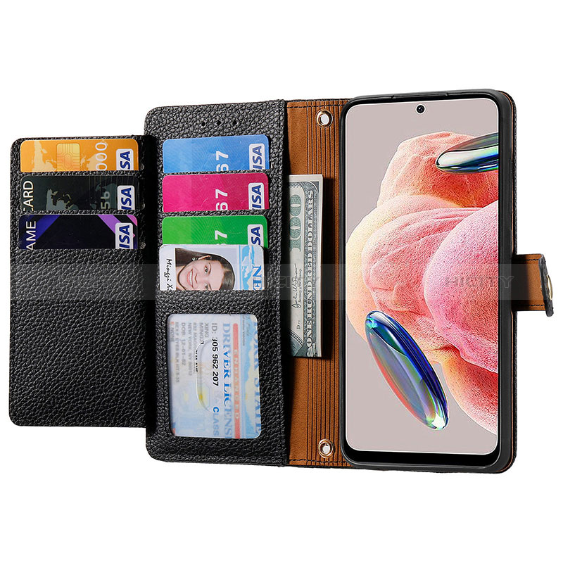 Coque Portefeuille Livre Cuir Etui Clapet S15D pour Xiaomi Redmi Note 12 4G Plus