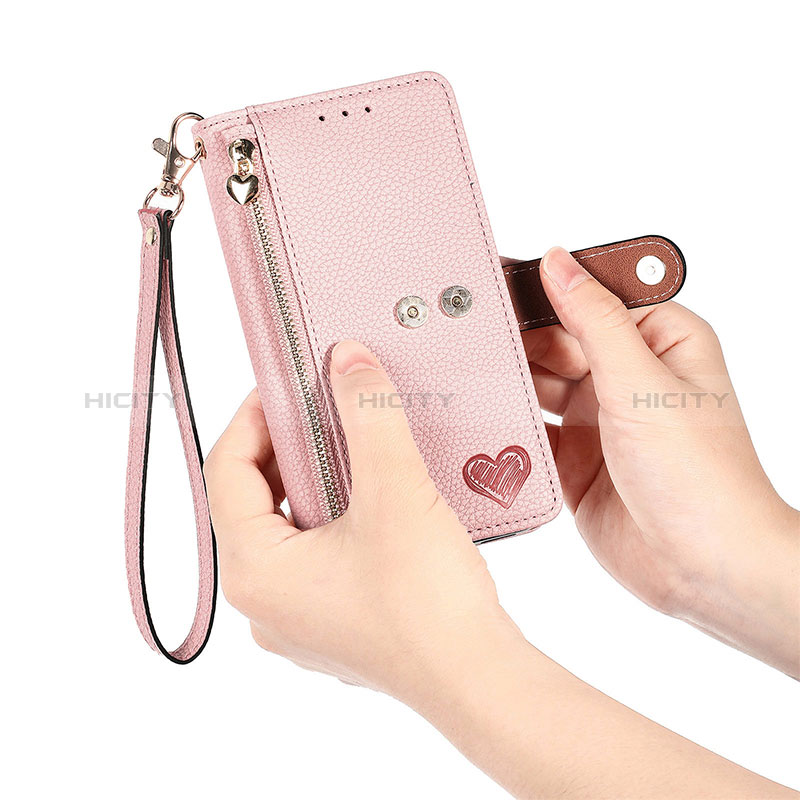 Coque Portefeuille Livre Cuir Etui Clapet S16D pour Samsung Galaxy S22 Ultra 5G Plus