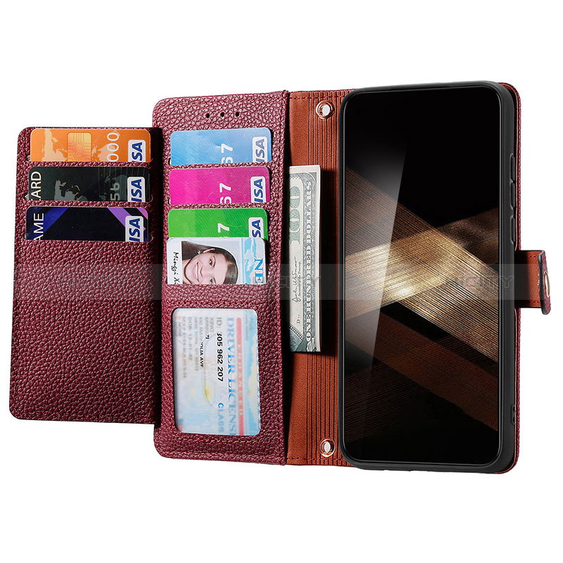 Coque Portefeuille Livre Cuir Etui Clapet S16D pour Samsung Galaxy S24 5G Plus