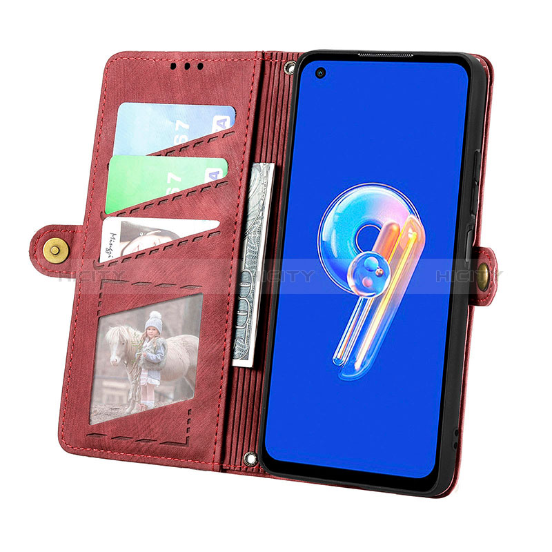 Coque Portefeuille Livre Cuir Etui Clapet S17D pour Asus Zenfone 9 Plus