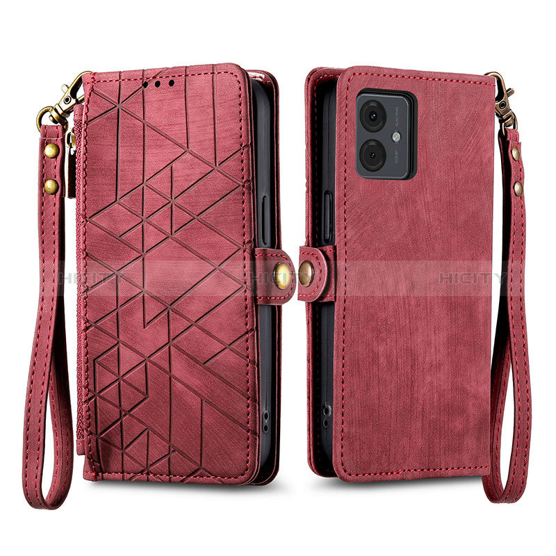 Coque Portefeuille Livre Cuir Etui Clapet S17D pour Motorola Moto G14 Plus