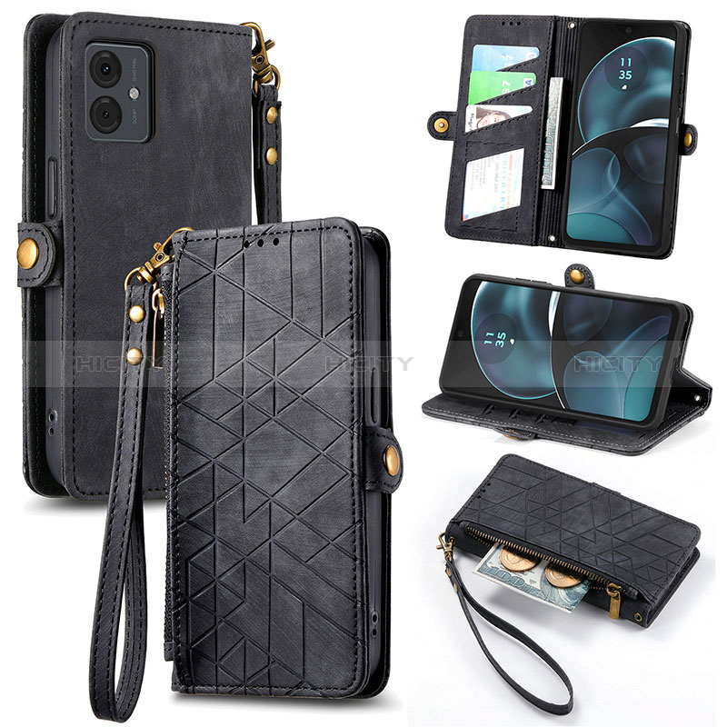 Coque Portefeuille Livre Cuir Etui Clapet S17D pour Motorola Moto G14 Plus