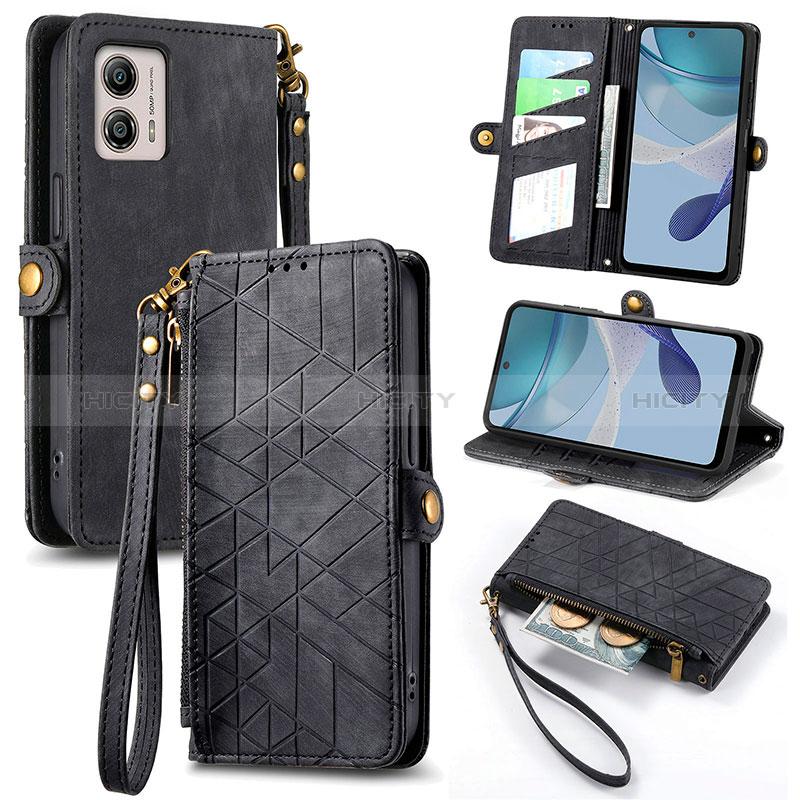 Coque Portefeuille Livre Cuir Etui Clapet S17D pour Motorola Moto G53 5G Plus