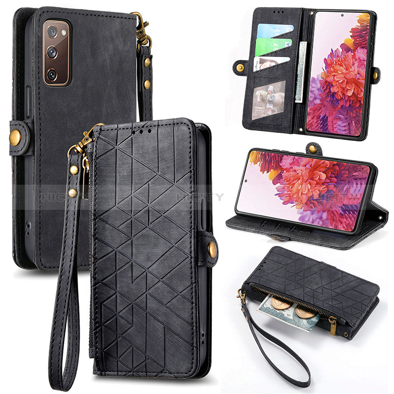 Coque Portefeuille Livre Cuir Etui Clapet S17D pour Samsung Galaxy S20 FE (2022) 5G Plus