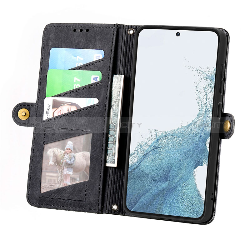 Coque Portefeuille Livre Cuir Etui Clapet S17D pour Samsung Galaxy S22 Plus 5G Plus