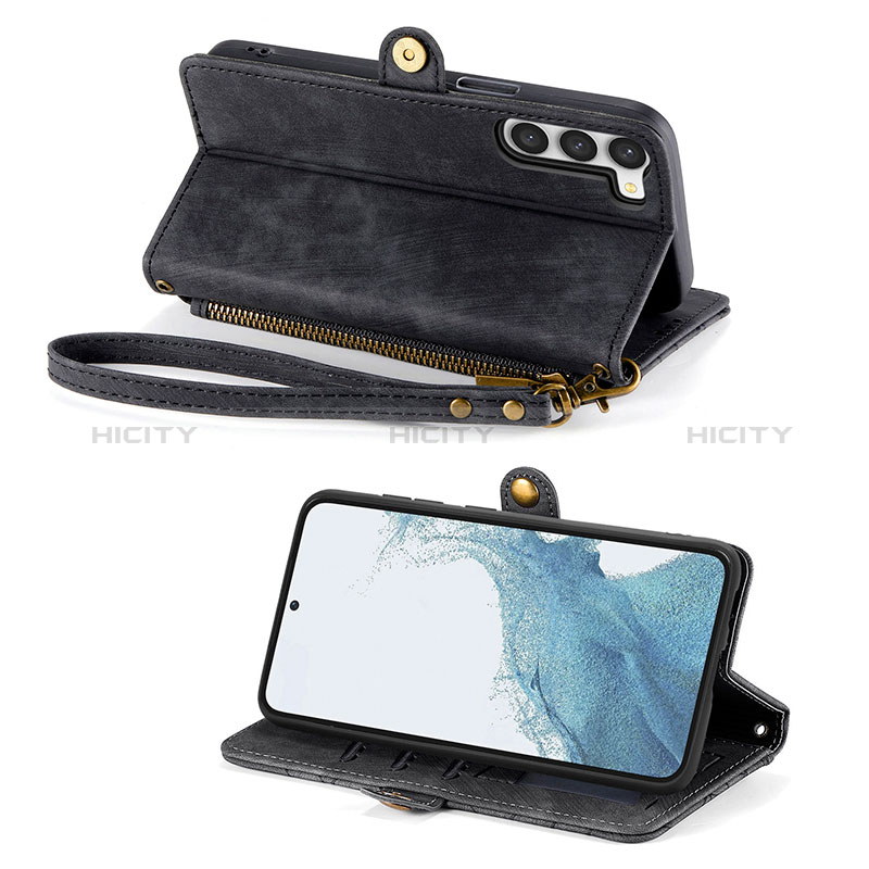 Coque Portefeuille Livre Cuir Etui Clapet S17D pour Samsung Galaxy S23 Plus 5G Plus