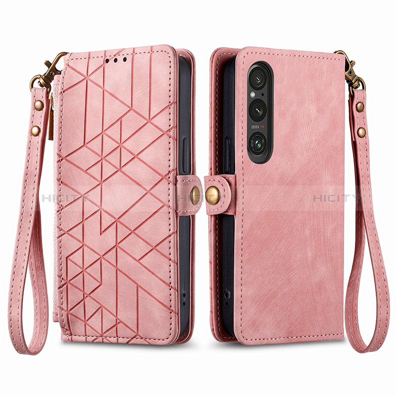 Coque Portefeuille Livre Cuir Etui Clapet S17D pour Sony Xperia 1 V Plus