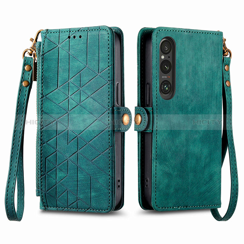 Coque Portefeuille Livre Cuir Etui Clapet S17D pour Sony Xperia 1 V Plus