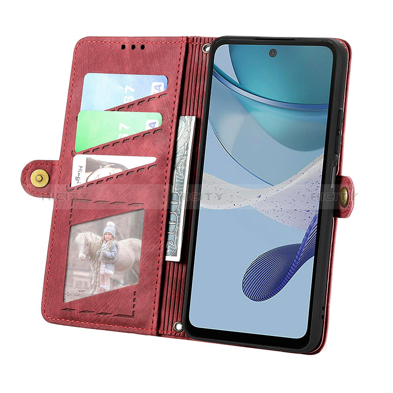 Coque Portefeuille Livre Cuir Etui Clapet S18D pour Motorola Moto G53j 5G Plus