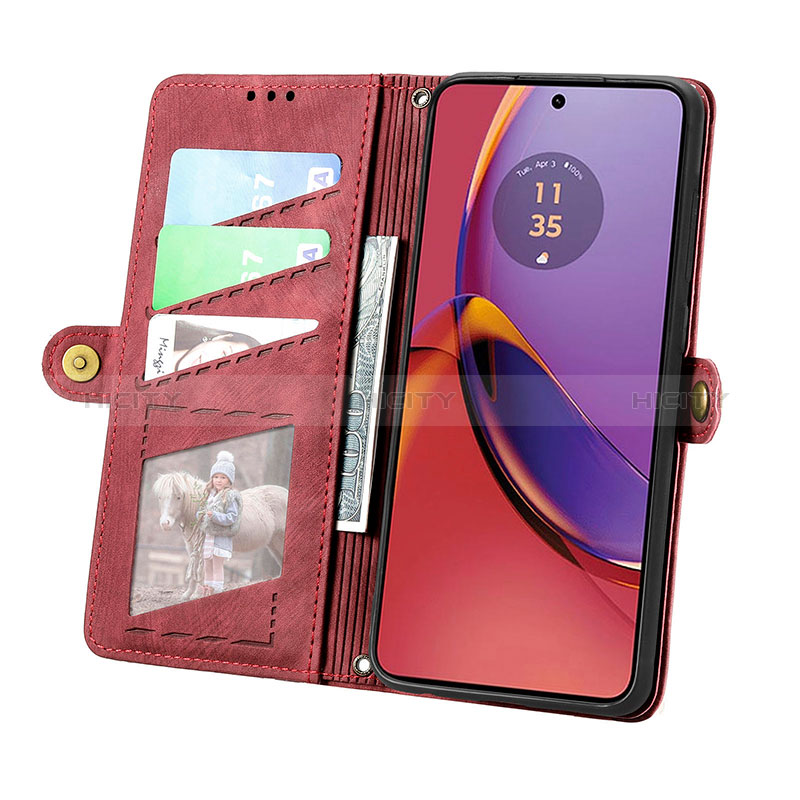 Coque Portefeuille Livre Cuir Etui Clapet S18D pour Motorola Moto G84 5G Plus