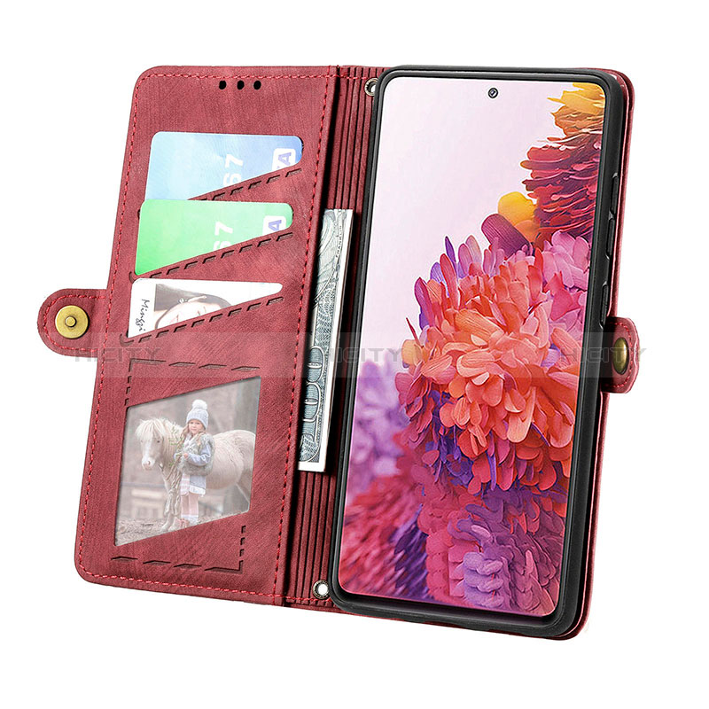 Coque Portefeuille Livre Cuir Etui Clapet S18D pour Samsung Galaxy S20 FE (2022) 5G Plus