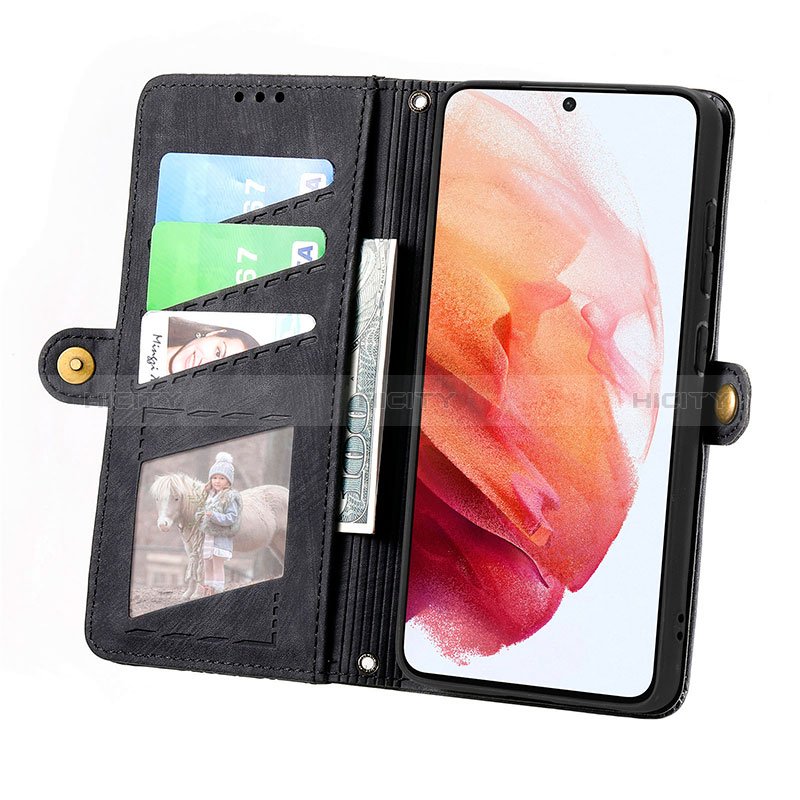 Coque Portefeuille Livre Cuir Etui Clapet S18D pour Samsung Galaxy S21 FE 5G Plus