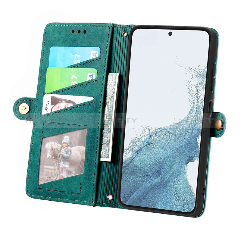 Coque Portefeuille Livre Cuir Etui Clapet S18D pour Samsung Galaxy S22 5G Plus