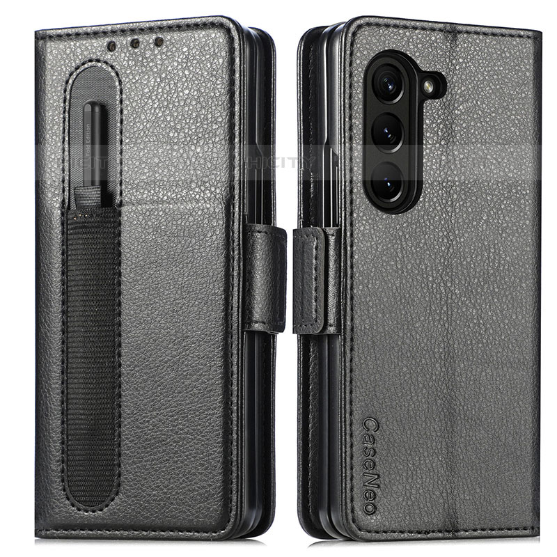 Coque Portefeuille Livre Cuir Etui Clapet SD1 pour Samsung Galaxy Z Fold5 5G Plus