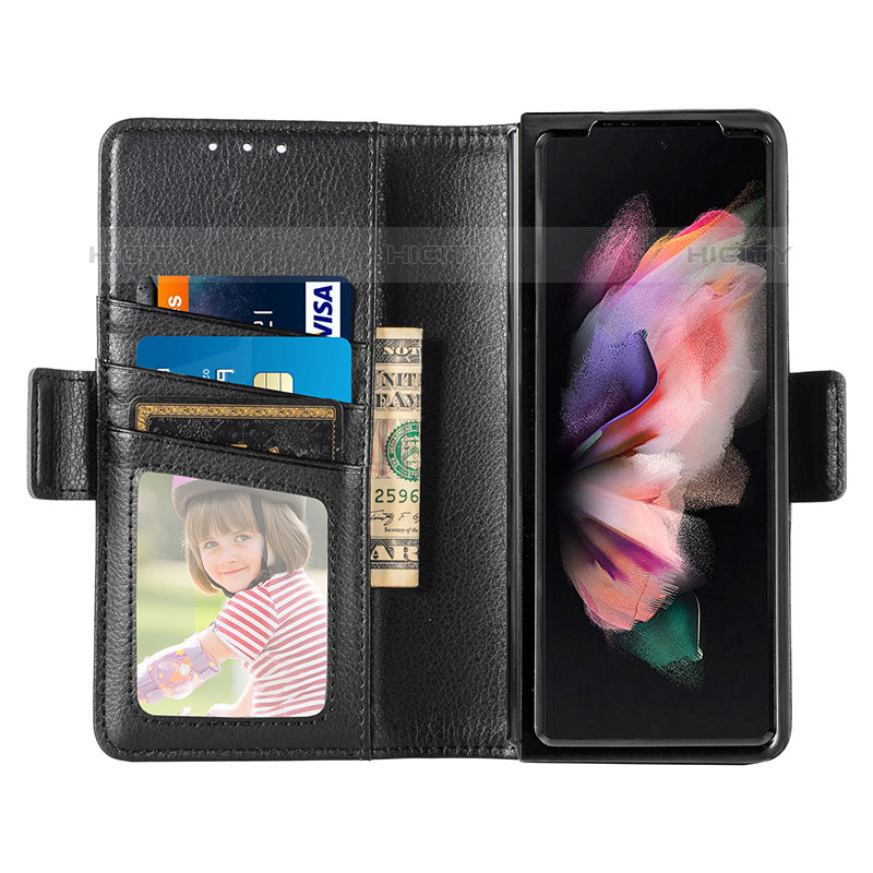 Coque Portefeuille Livre Cuir Etui Clapet SD1 pour Samsung Galaxy Z Fold5 5G Plus