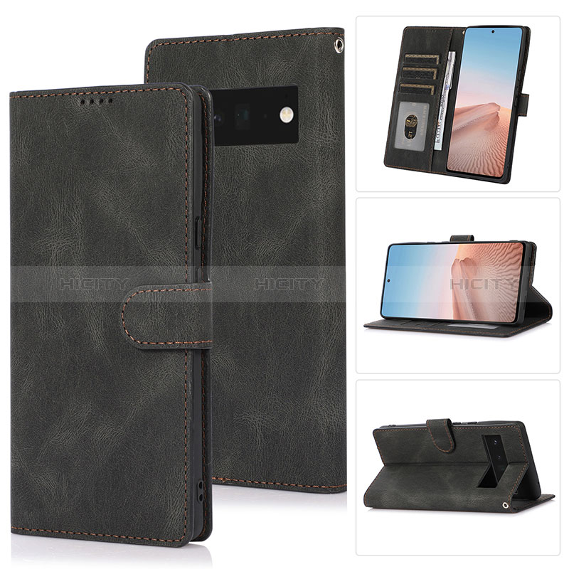 Coque Portefeuille Livre Cuir Etui Clapet SY1 pour Google Pixel 6 Pro 5G Plus