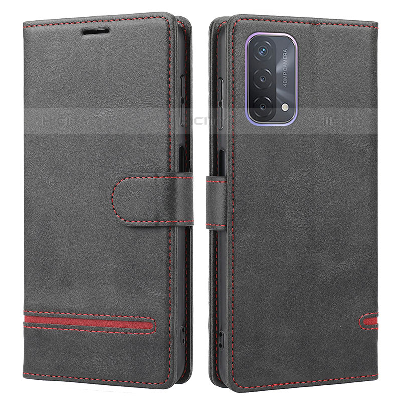 Coque Portefeuille Livre Cuir Etui Clapet SY1 pour OnePlus Nord N200 5G Noir Plus