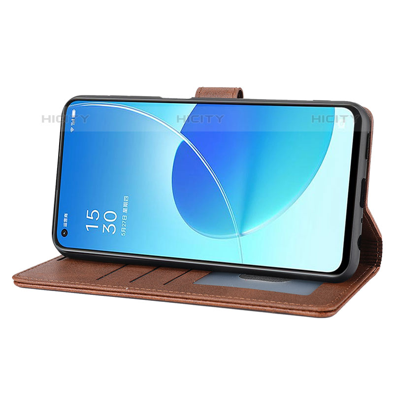 Coque Portefeuille Livre Cuir Etui Clapet SY1 pour Oppo Reno6 5G Plus