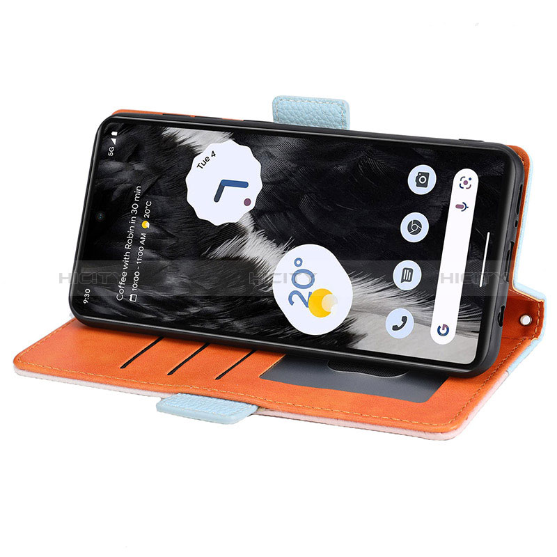 Coque Portefeuille Livre Cuir Etui Clapet SY2 pour Google Pixel 7 5G Plus