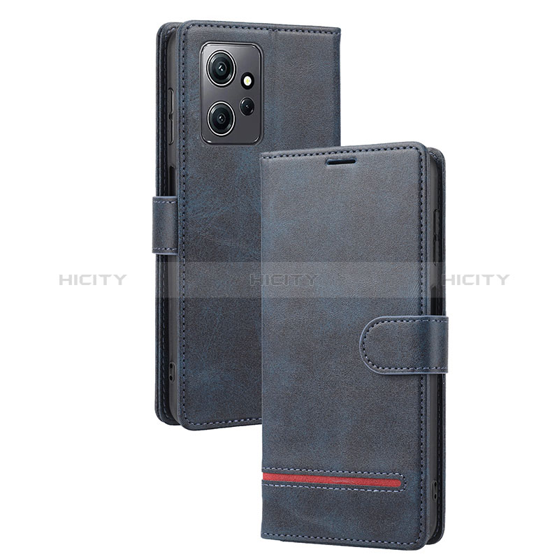 Coque Portefeuille Livre Cuir Etui Clapet SY3 pour Xiaomi Redmi Note 12 4G Bleu Plus