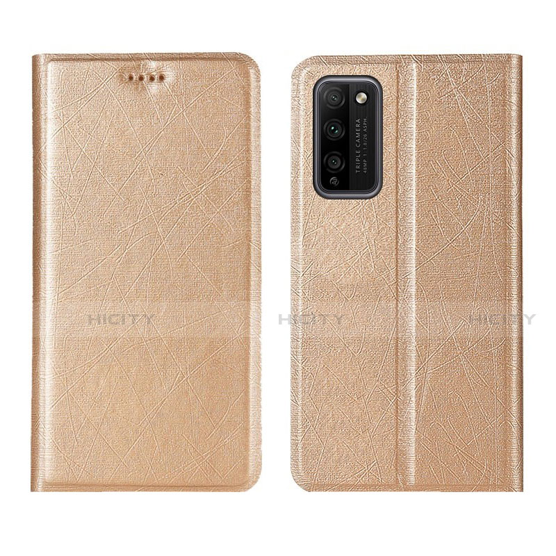 Coque Portefeuille Livre Cuir Etui Clapet T01 pour Huawei Honor 30 Lite 5G Or Plus