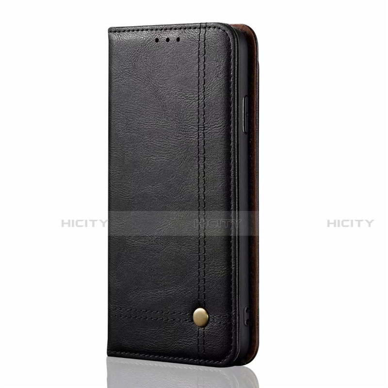 Coque Portefeuille Livre Cuir Etui Clapet T01 pour Oppo A91 Noir Plus