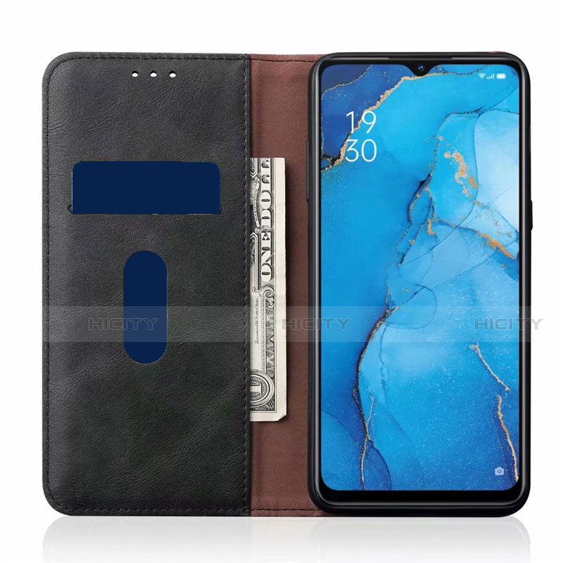 Coque Portefeuille Livre Cuir Etui Clapet T01 pour Oppo A91 Plus