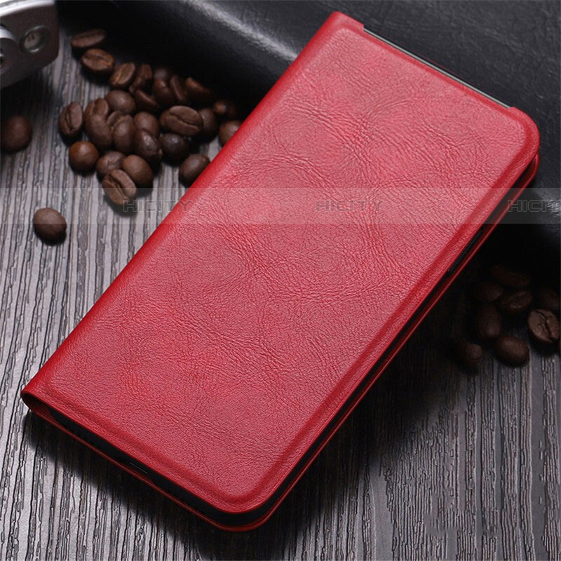 Coque Portefeuille Livre Cuir Etui Clapet T01 pour Oppo RX17 Pro Rouge Plus