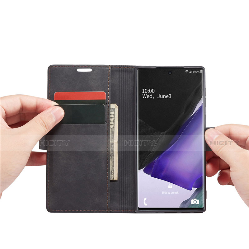 Coque Portefeuille Livre Cuir Etui Clapet T01 pour Samsung Galaxy Note 20 5G Plus