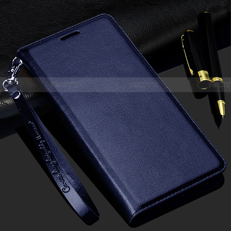 Coque Portefeuille Livre Cuir Etui Clapet T01 pour Samsung Galaxy S20 Plus 5G Bleu Plus