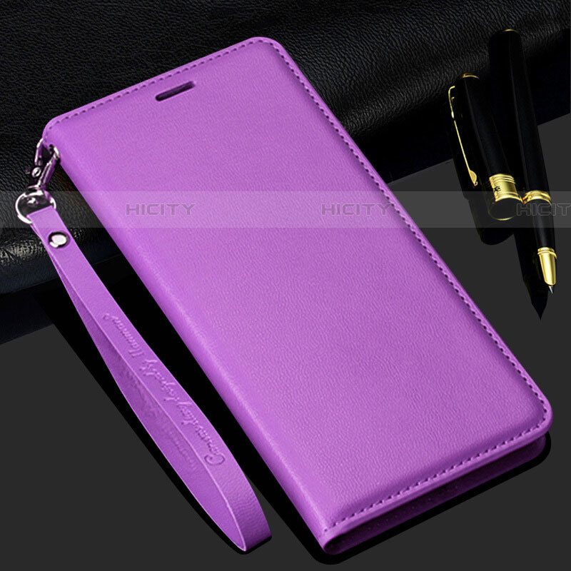 Coque Portefeuille Livre Cuir Etui Clapet T01 pour Samsung Galaxy S20 Plus 5G Violet Plus