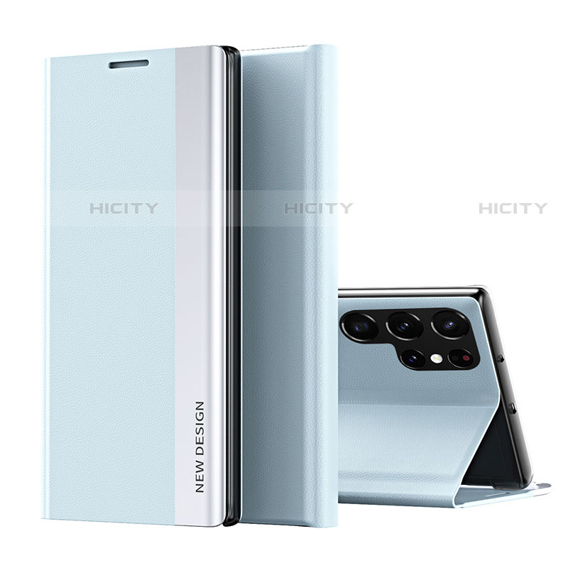 Coque Portefeuille Livre Cuir Etui Clapet T01 pour Samsung Galaxy S21 Ultra 5G Plus