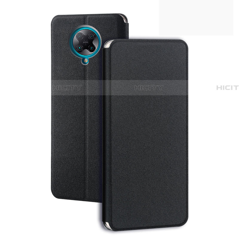 Coque Portefeuille Livre Cuir Etui Clapet T01 pour Xiaomi Poco F2 Pro Noir Plus