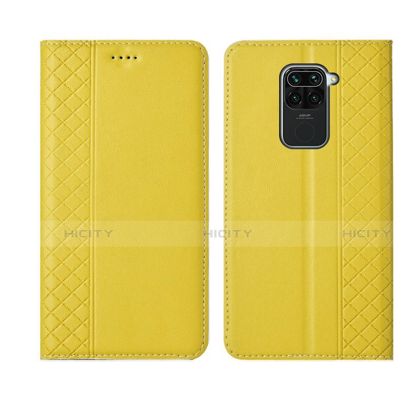 Coque Portefeuille Livre Cuir Etui Clapet T01 pour Xiaomi Redmi 10X 4G Jaune Plus