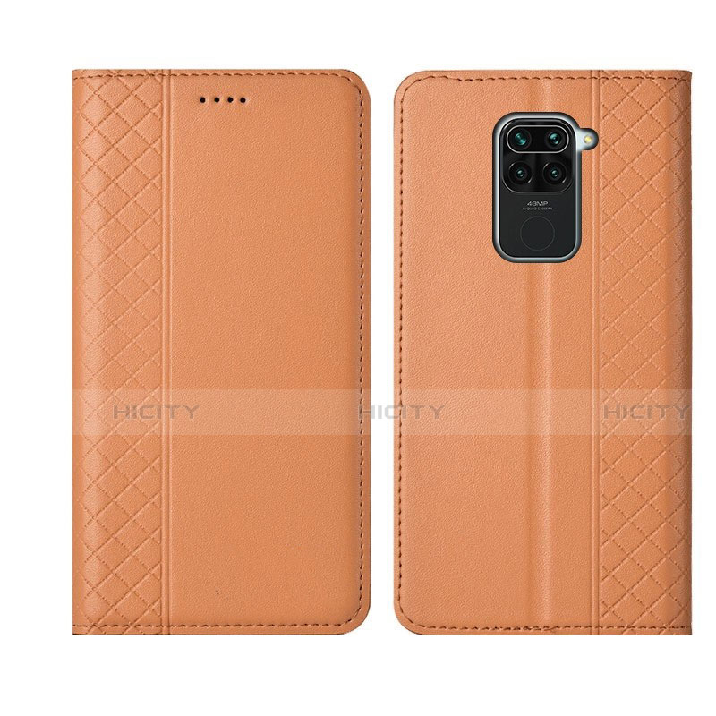 Coque Portefeuille Livre Cuir Etui Clapet T01 pour Xiaomi Redmi 10X 4G Orange Plus