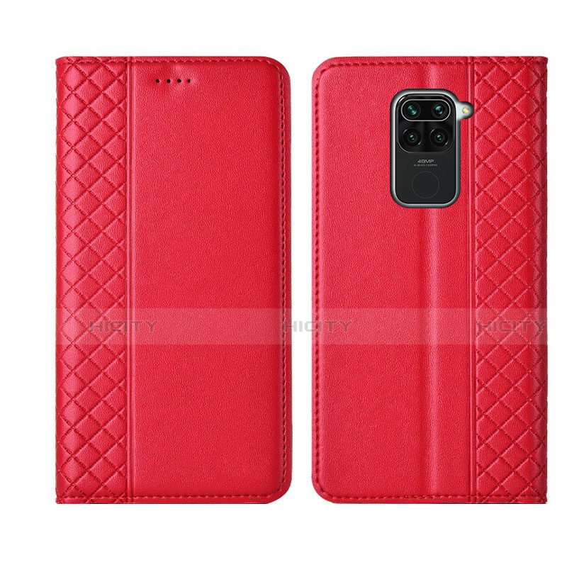 Coque Portefeuille Livre Cuir Etui Clapet T01 pour Xiaomi Redmi 10X 4G Rouge Plus