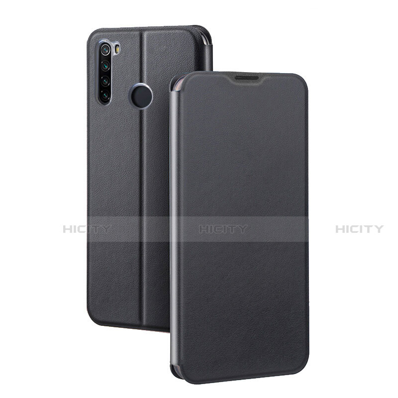 Coque Portefeuille Livre Cuir Etui Clapet T01 pour Xiaomi Redmi Note 8 Noir Plus