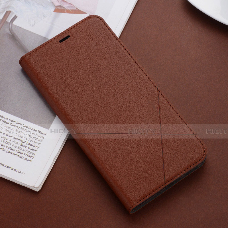 Coque Portefeuille Livre Cuir Etui Clapet T02 pour Apple iPhone 11 Pro Marron Plus