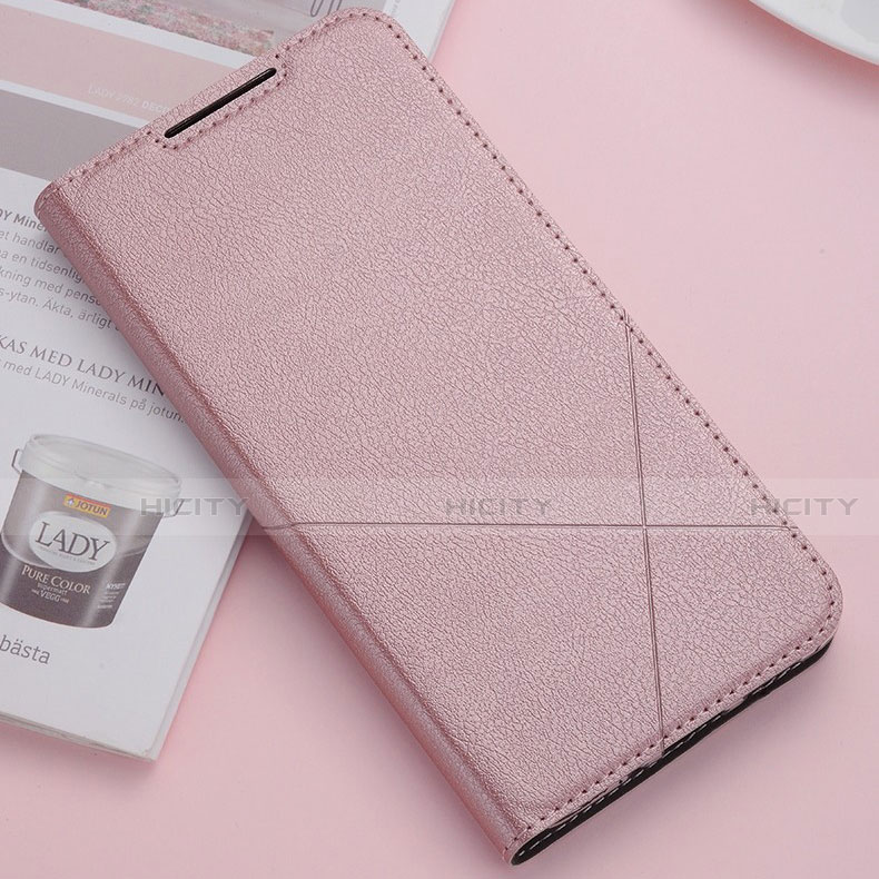 Coque Portefeuille Livre Cuir Etui Clapet T02 pour Huawei Nova 5 Or Rose Plus