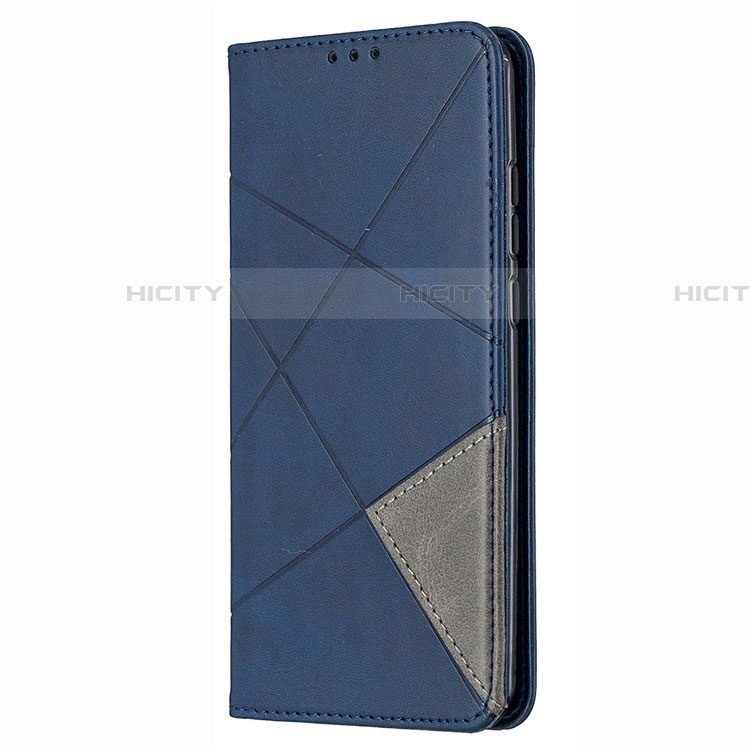 Coque Portefeuille Livre Cuir Etui Clapet T02 pour Huawei P Smart (2020) Bleu Plus