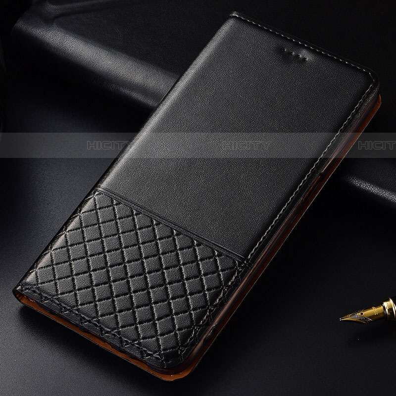 Coque Portefeuille Livre Cuir Etui Clapet T02 pour OnePlus 7T Pro Noir Plus