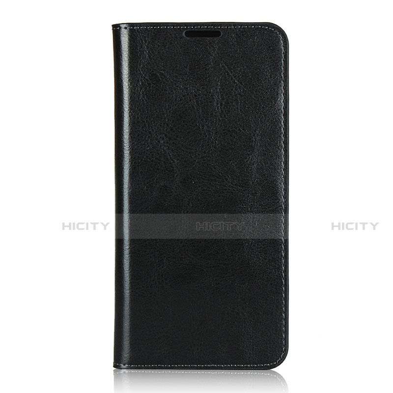 Coque Portefeuille Livre Cuir Etui Clapet T02 pour Oppo A91 Noir Plus