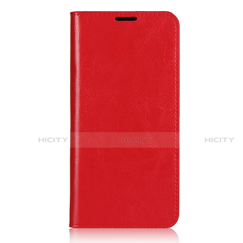 Coque Portefeuille Livre Cuir Etui Clapet T02 pour Oppo A91 Rouge Plus