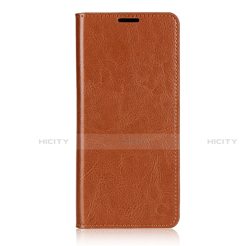 Coque Portefeuille Livre Cuir Etui Clapet T02 pour Oppo Find X2 Pro Orange Plus