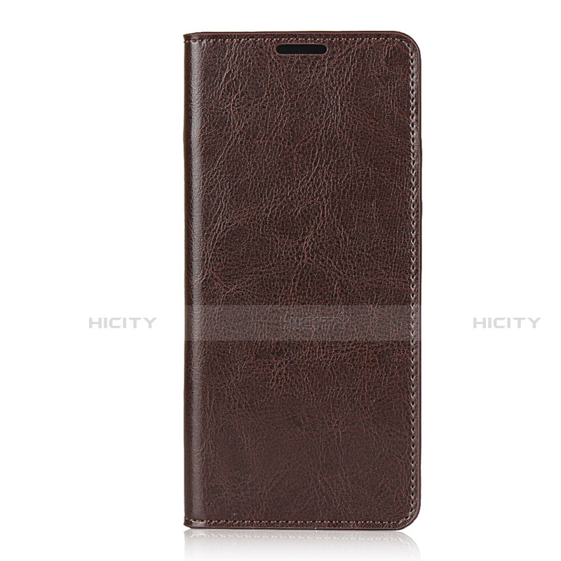 Coque Portefeuille Livre Cuir Etui Clapet T02 pour Oppo Reno3 Pro Marron Plus