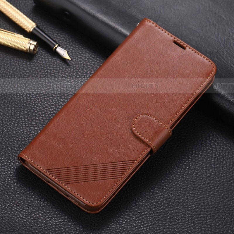 Coque Portefeuille Livre Cuir Etui Clapet T02 pour Oppo RX17 Pro Marron Plus