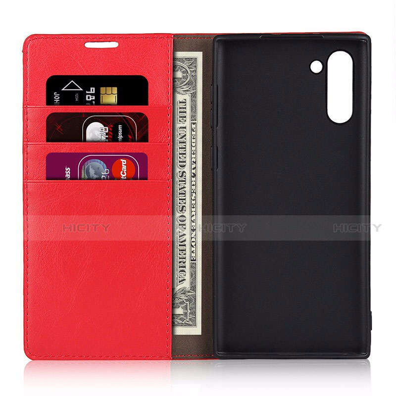 Coque Portefeuille Livre Cuir Etui Clapet T02 pour Samsung Galaxy Note 10 Plus