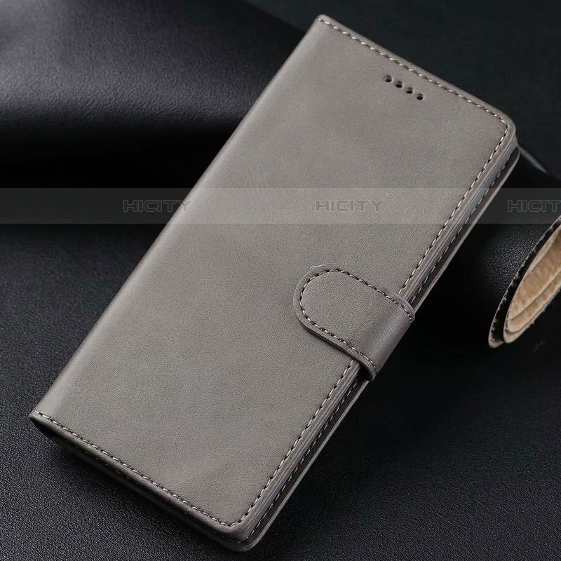 Coque Portefeuille Livre Cuir Etui Clapet T02 pour Samsung Galaxy S20 Plus 5G Gris Plus